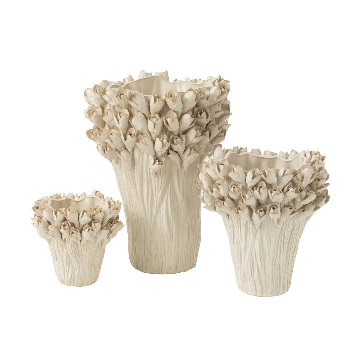 J -lijn - vaas van ambrosia - kalenders - wit - groot - Ø 35 cm