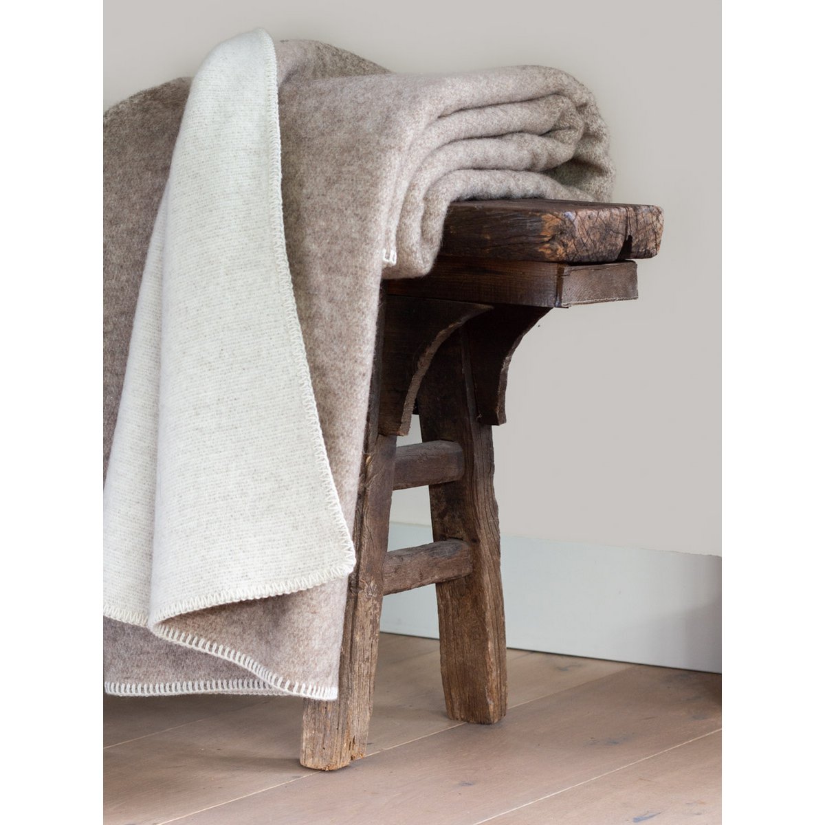 MoST Blankets - Wollen beddeken ECO FOSSIL