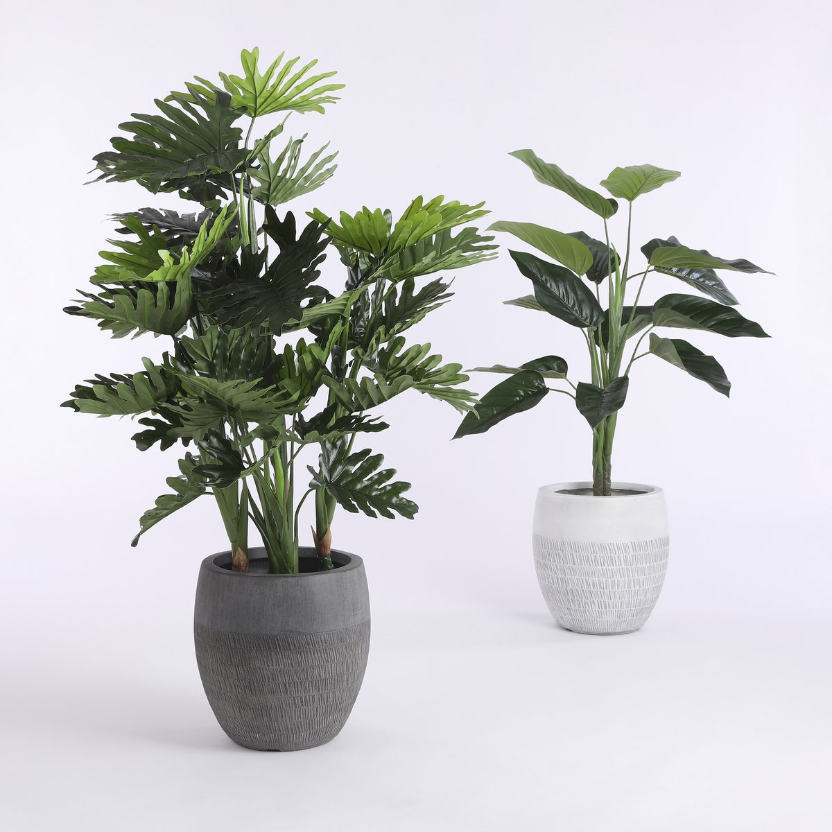 Mica Decorations - Philodendron Kunstplant - H120 x Ø80 cm - Groen