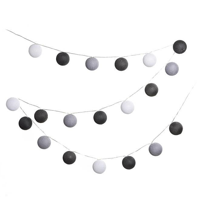 Cotton Ball Lights - Buitenlichtslinger - Gris - Extension kit