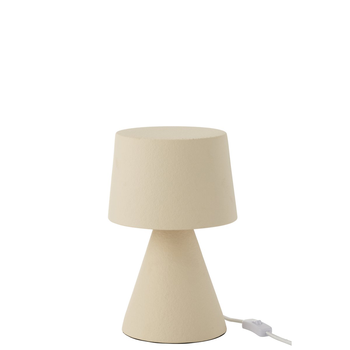 J-Line - Tafellamp Small Kap Aardewerk Beige