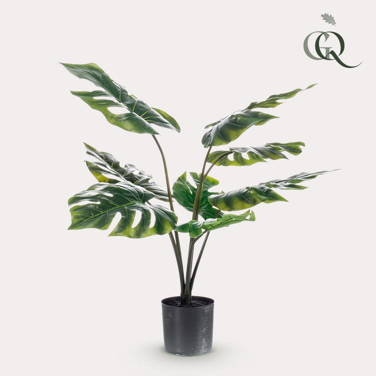 Green BoutiQ - Monstera Deliciosa - kunstplant - 65 cm
