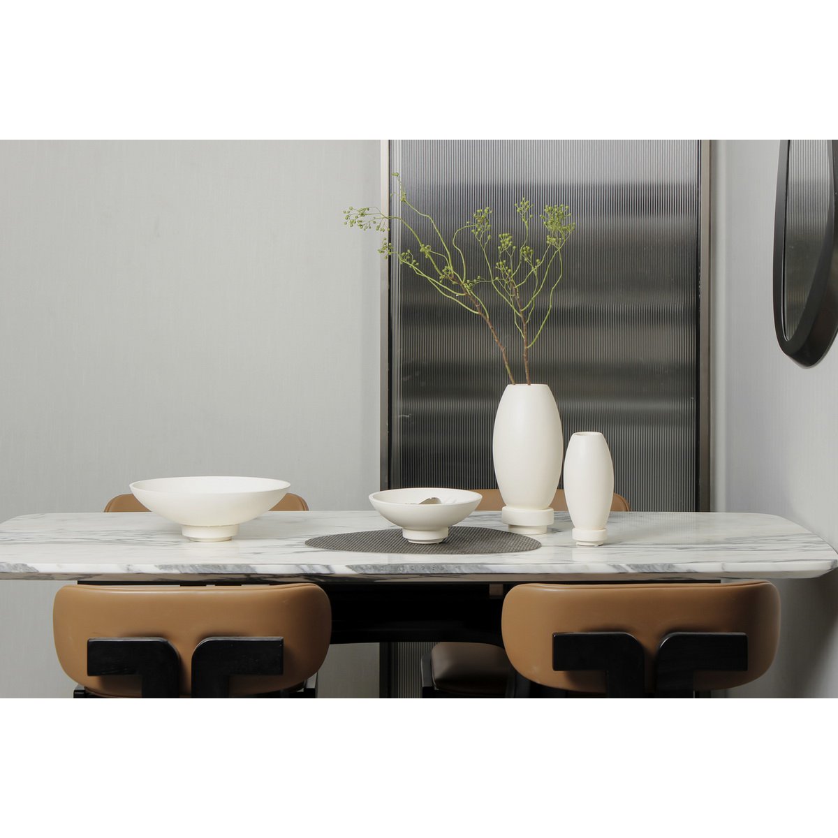 Element Accessories - Innovatieve moderne vaas, microcement, Top Design, RUD22WH
