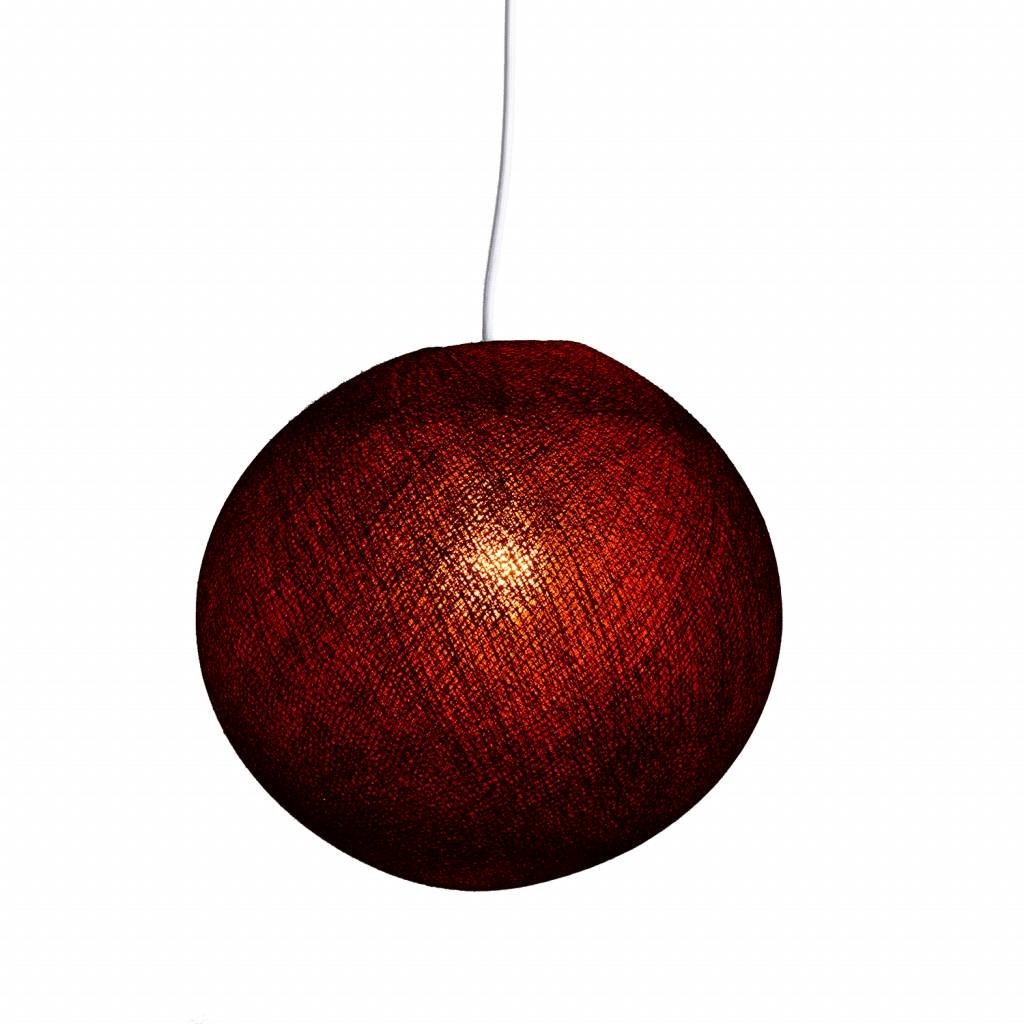 Cotton Ball Lights - Hanglamp - Dark Red - L (36cm)