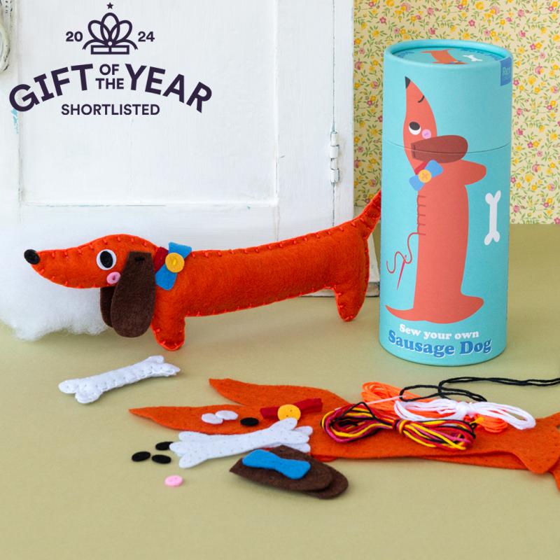 Rex London - Naaipakket 'Sew Your Own Sausage Dog'