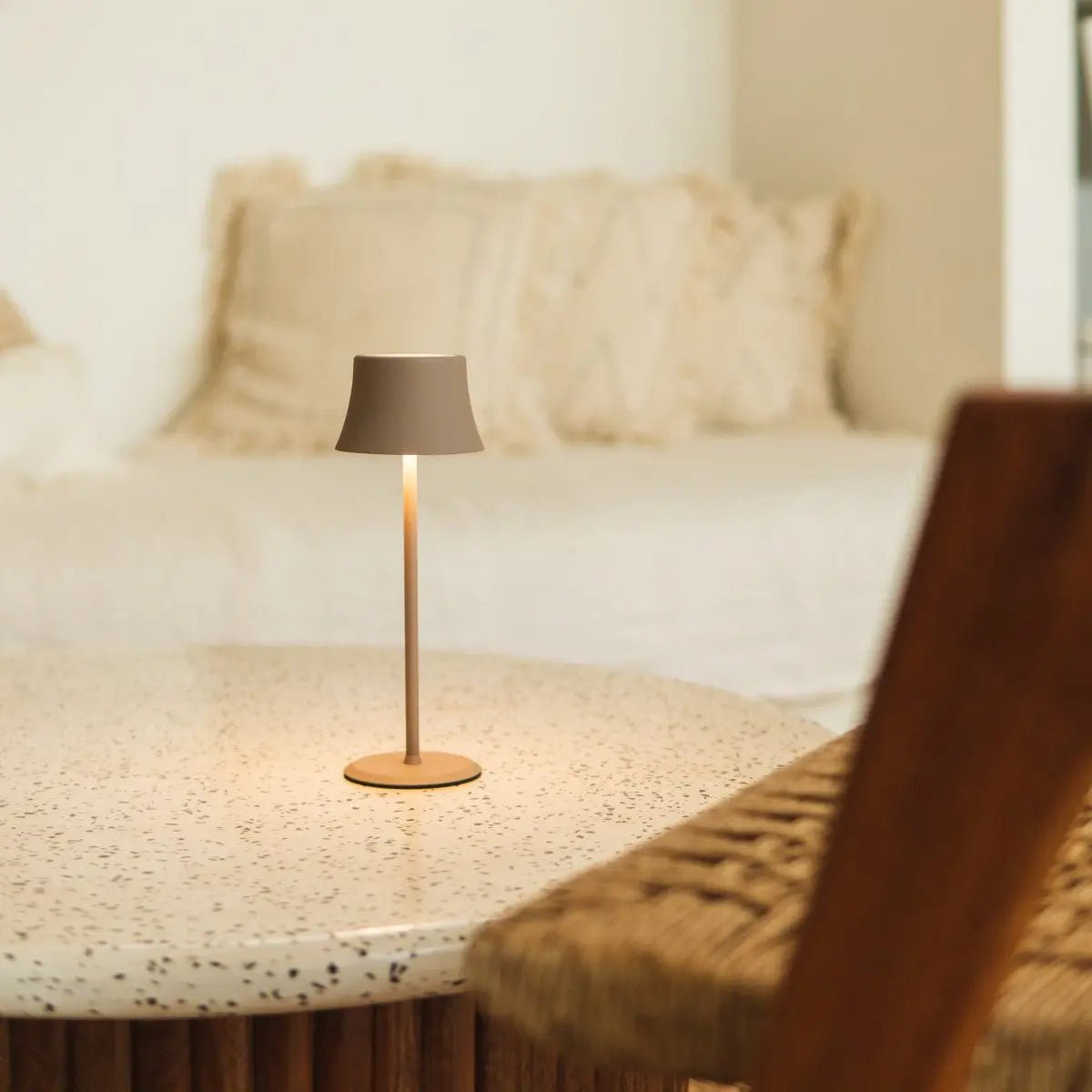 Tavellio-Amsterdam - Willy Mini Koala Bruin Oplaadbare Tafellamp| Dimbaar en draagbaar | Batterijduur van 60 uur