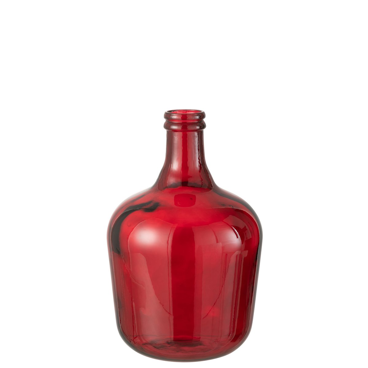 J-Line - Vaas Karaf - Glas - Rood - Medium