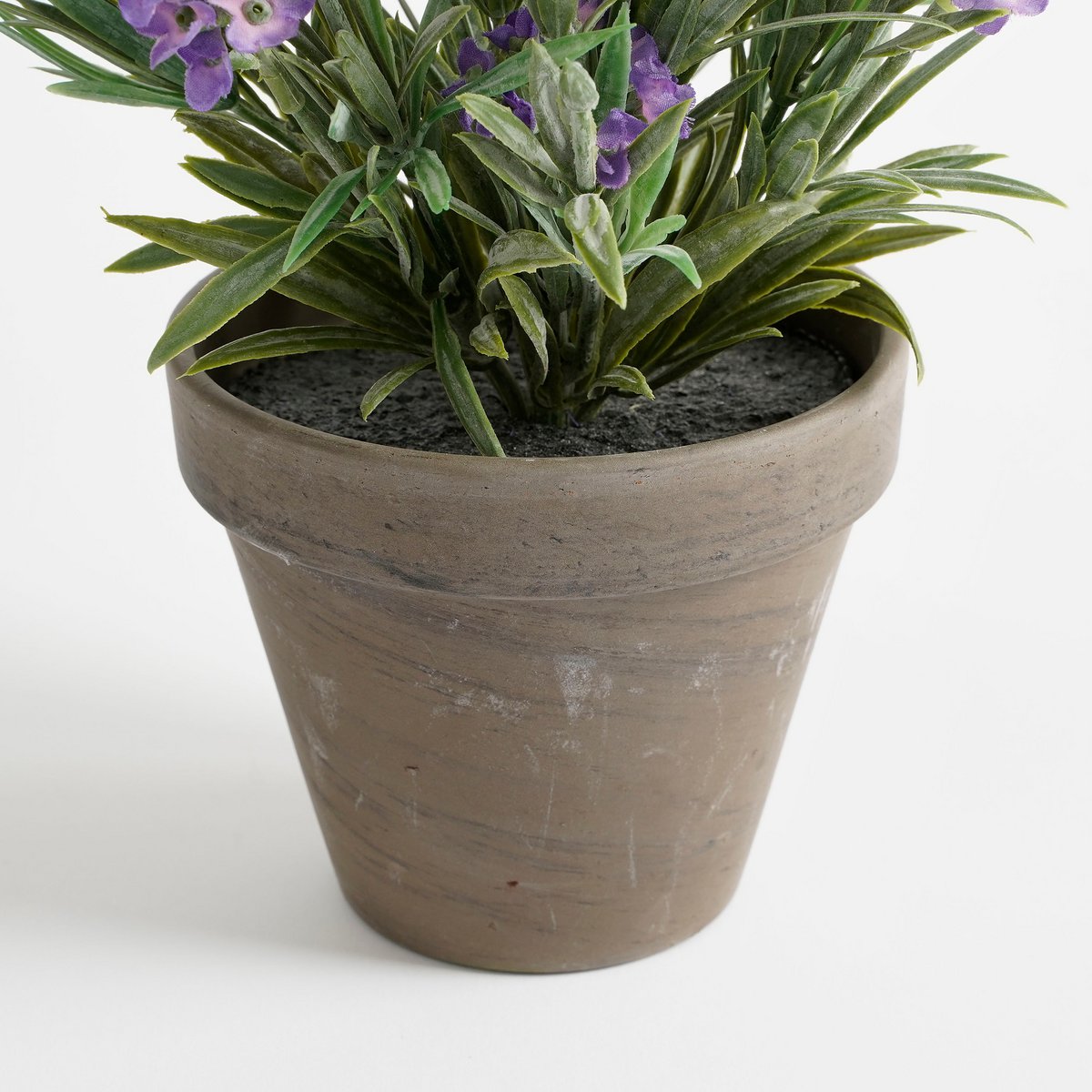 Mica Decorations - Lavendel Kunstplant in Bloempot Stan - H33 x Ø20 cm - Paars