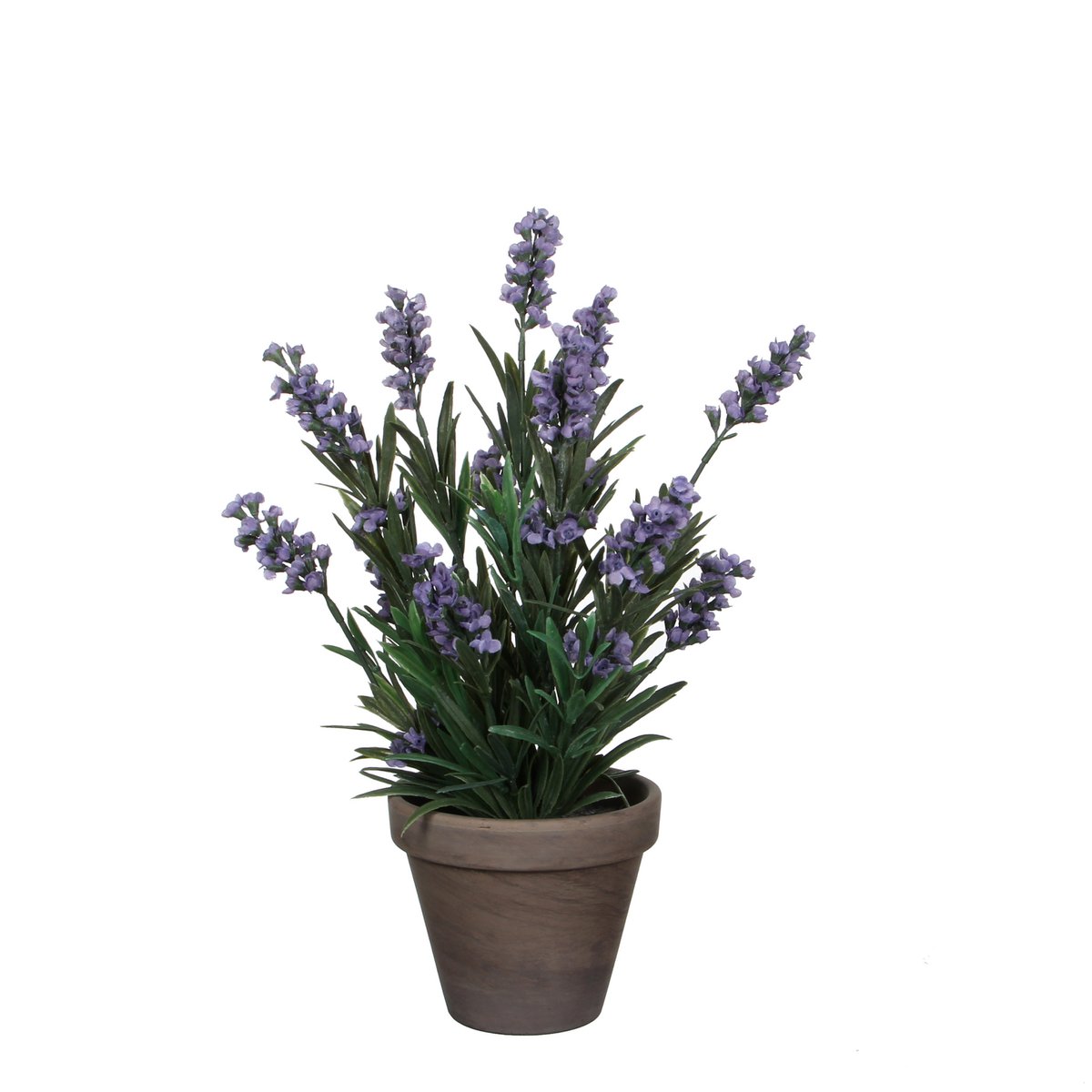 Mica Decorations - Lavendel Kunstplant in Bloempot Stan - H33 x Ø20 cm - Blauw