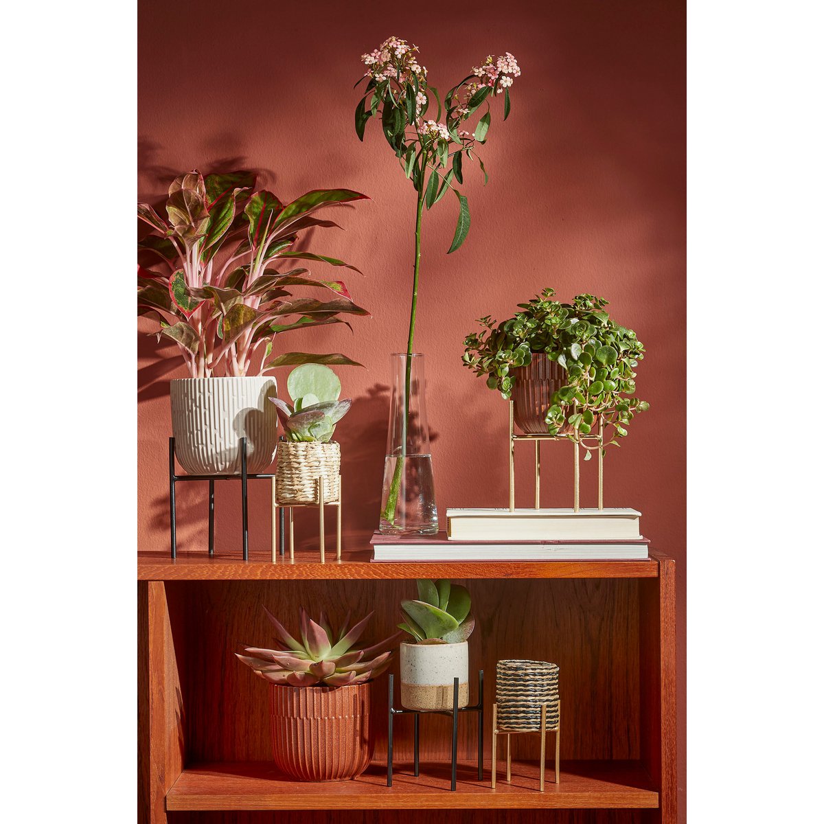 Mica Decorations - Lago Bloempot - H18 x Ø20,5 cm - Wit