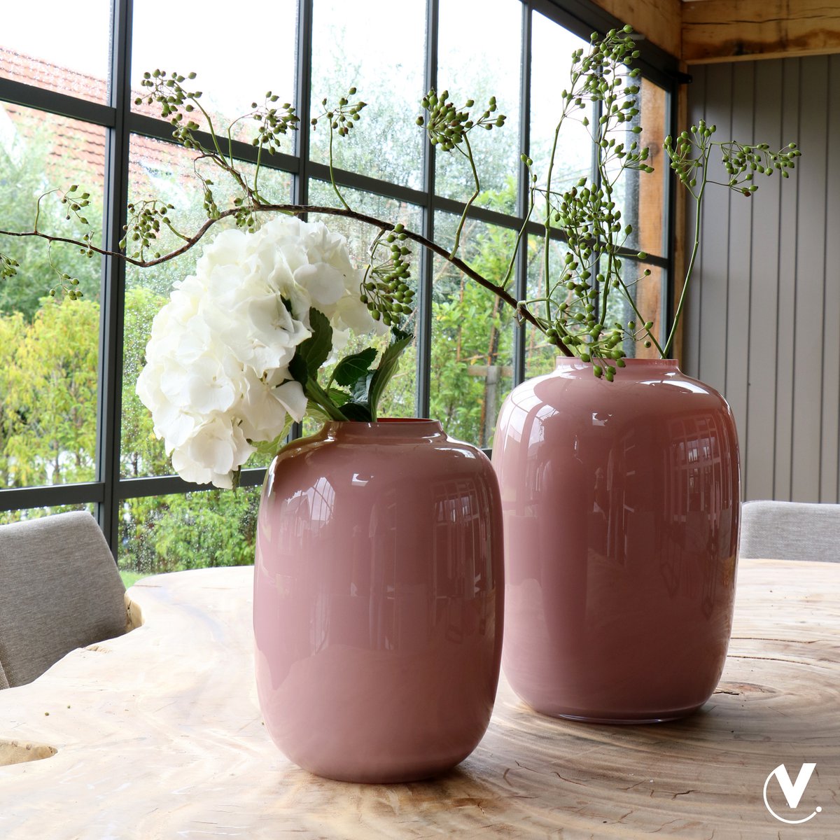 Vase the World - Vaas - Artic pastel pink