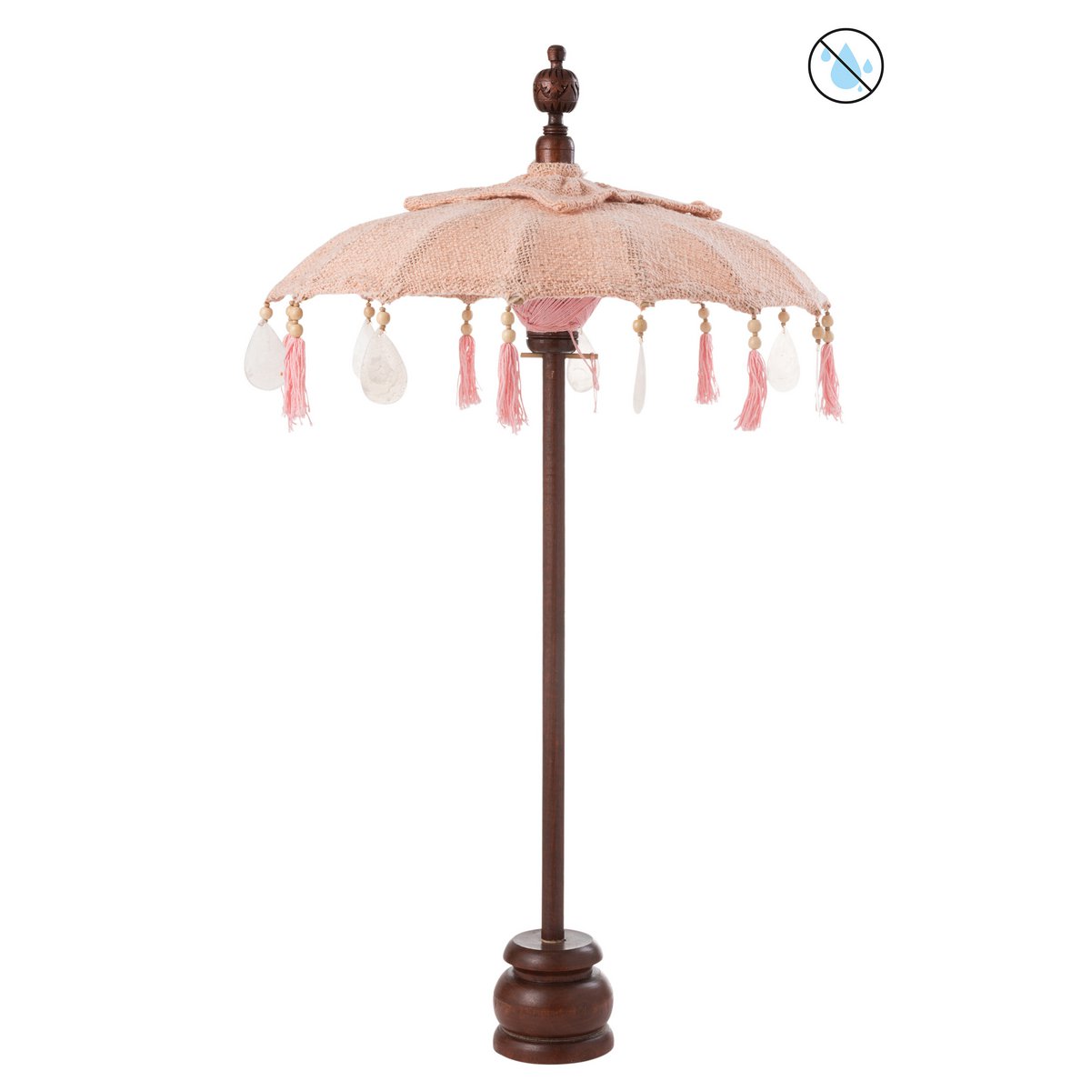 J-Line - Parasol 'Easton' (Hout, Bruin)