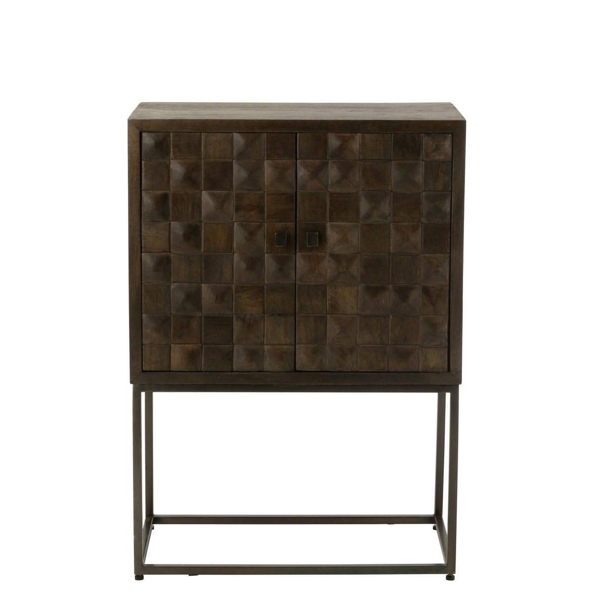 J-Line - Schrank 'Pino' (Holz, Grau)