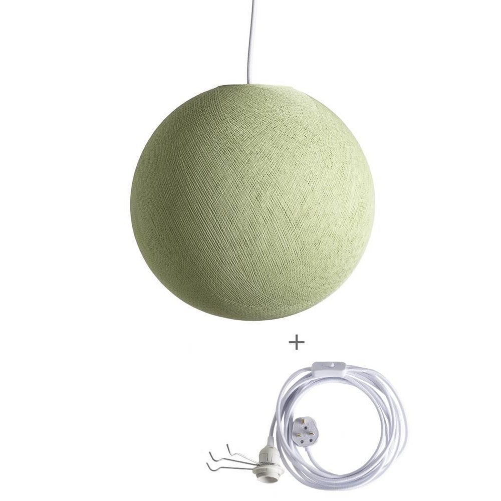 Cotton Ball Lights - Wandering Lamp - Powder Green - 31 cm (M)