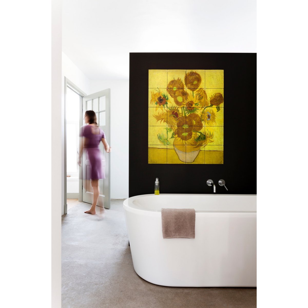 IXXI - Zonnebloemen Wall art - Poster - Wanddecoratie - S