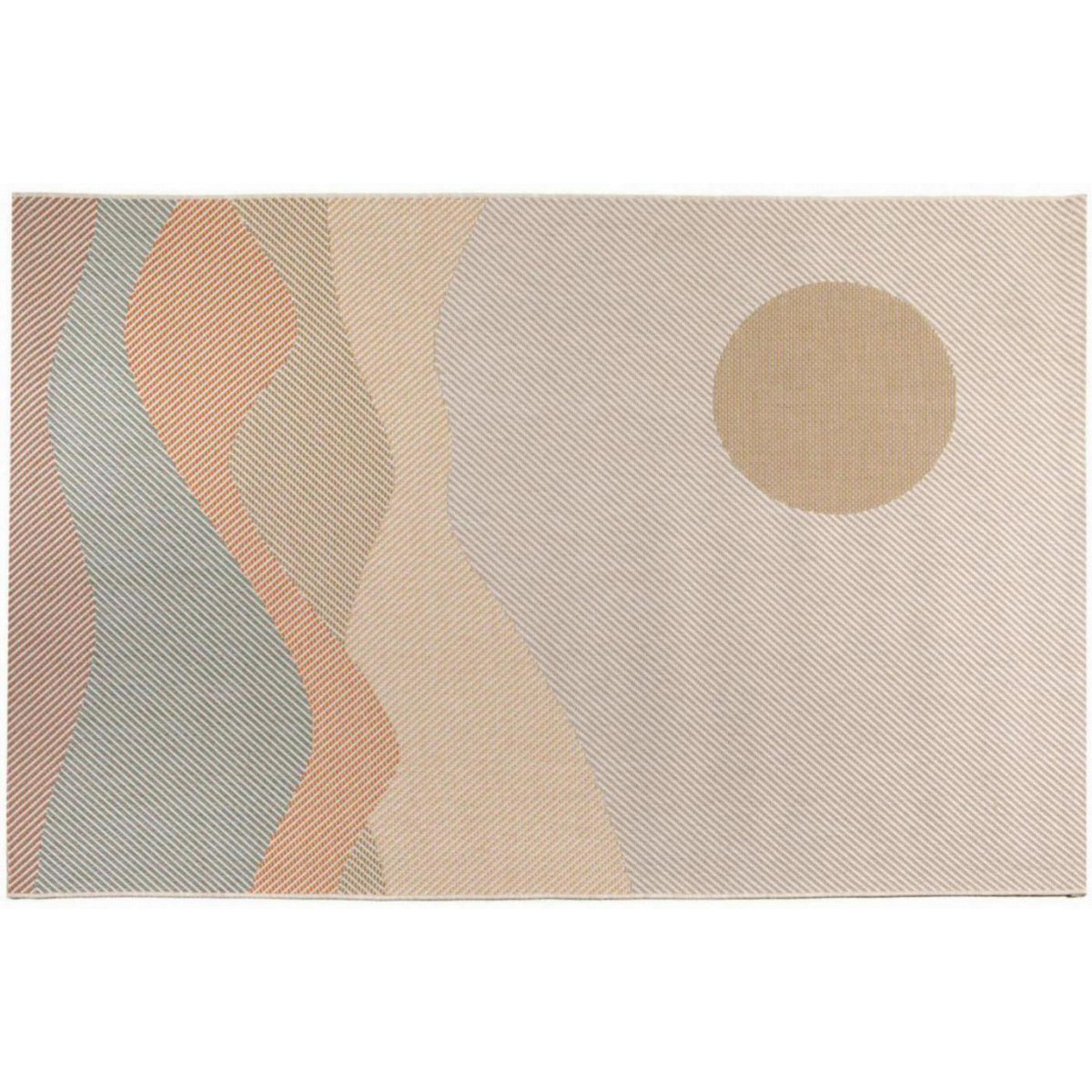 VIVARAISE - Vloerkleed Nell buiten Multicolor 120 x 170