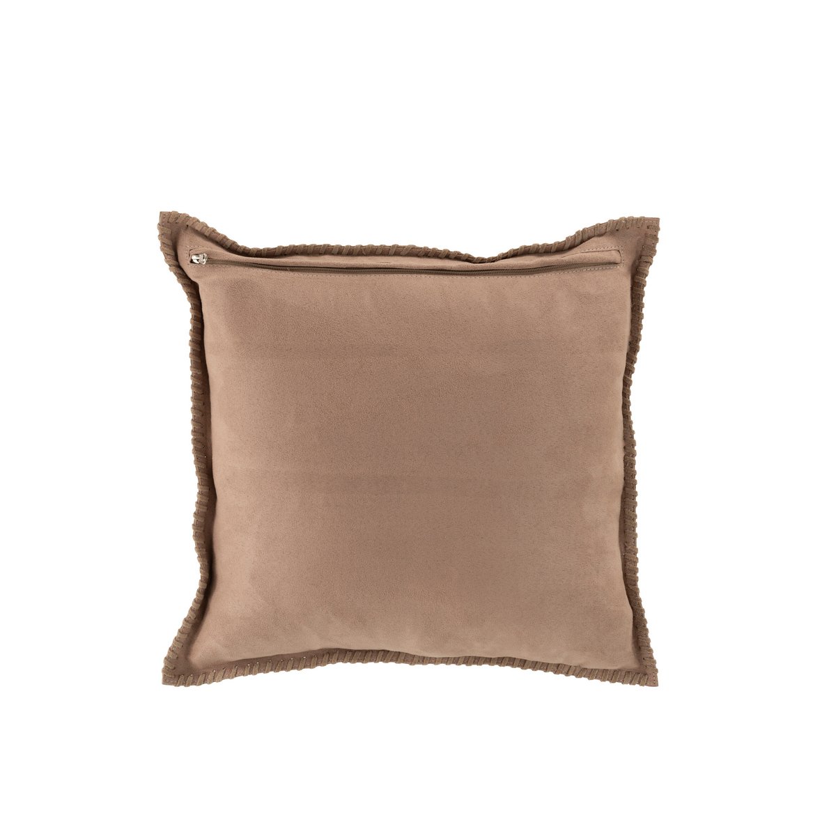 J-Line - Kussen Stiksel - Leer - 455cm - Beige