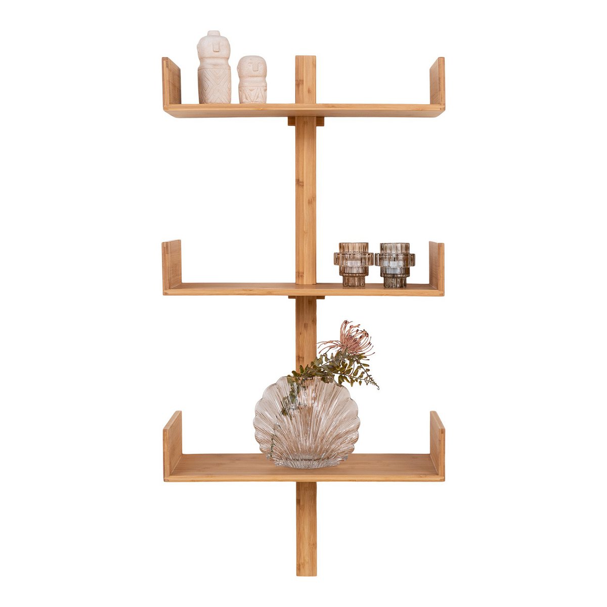 House Nordic - Villa Shelf - Wandplank, bamboe, naturel 50x102 cm