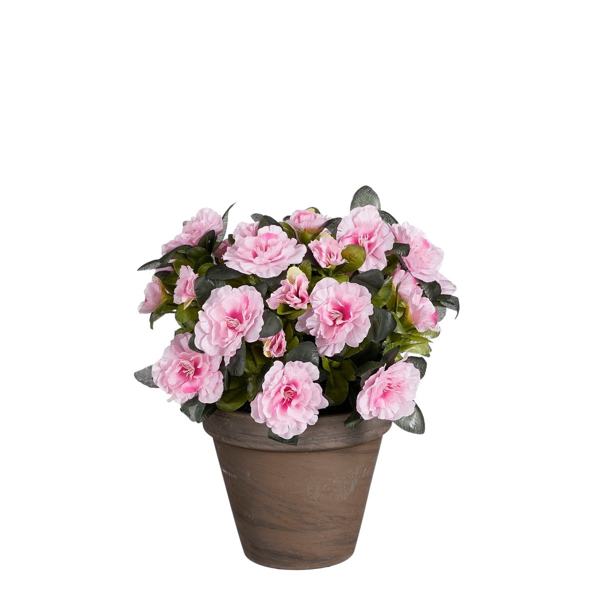 Mica Decorations - Azalea Kunstplant in Bloempot Stan - H31 x Ø26 cm - Roze