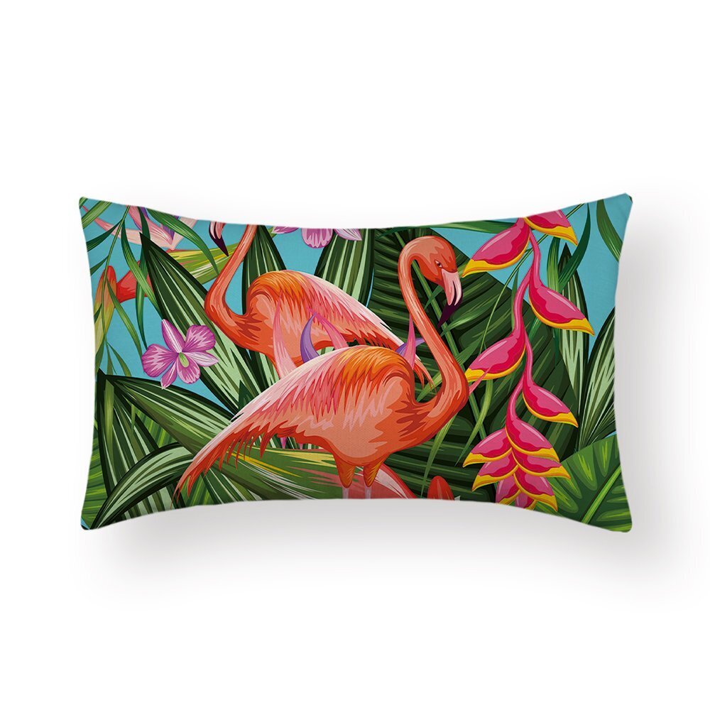 By Javy - Kussenhoes Amazone - Flamingo's Long