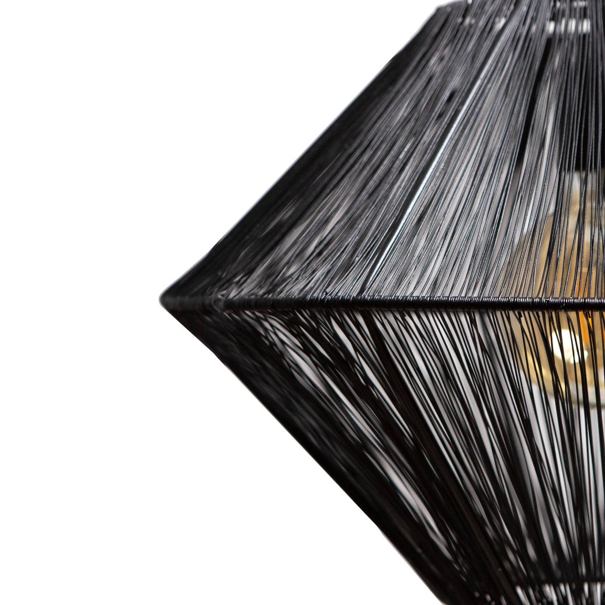 1304 Design - Hanglamp CHARLY mat zwart Ø40x27cm