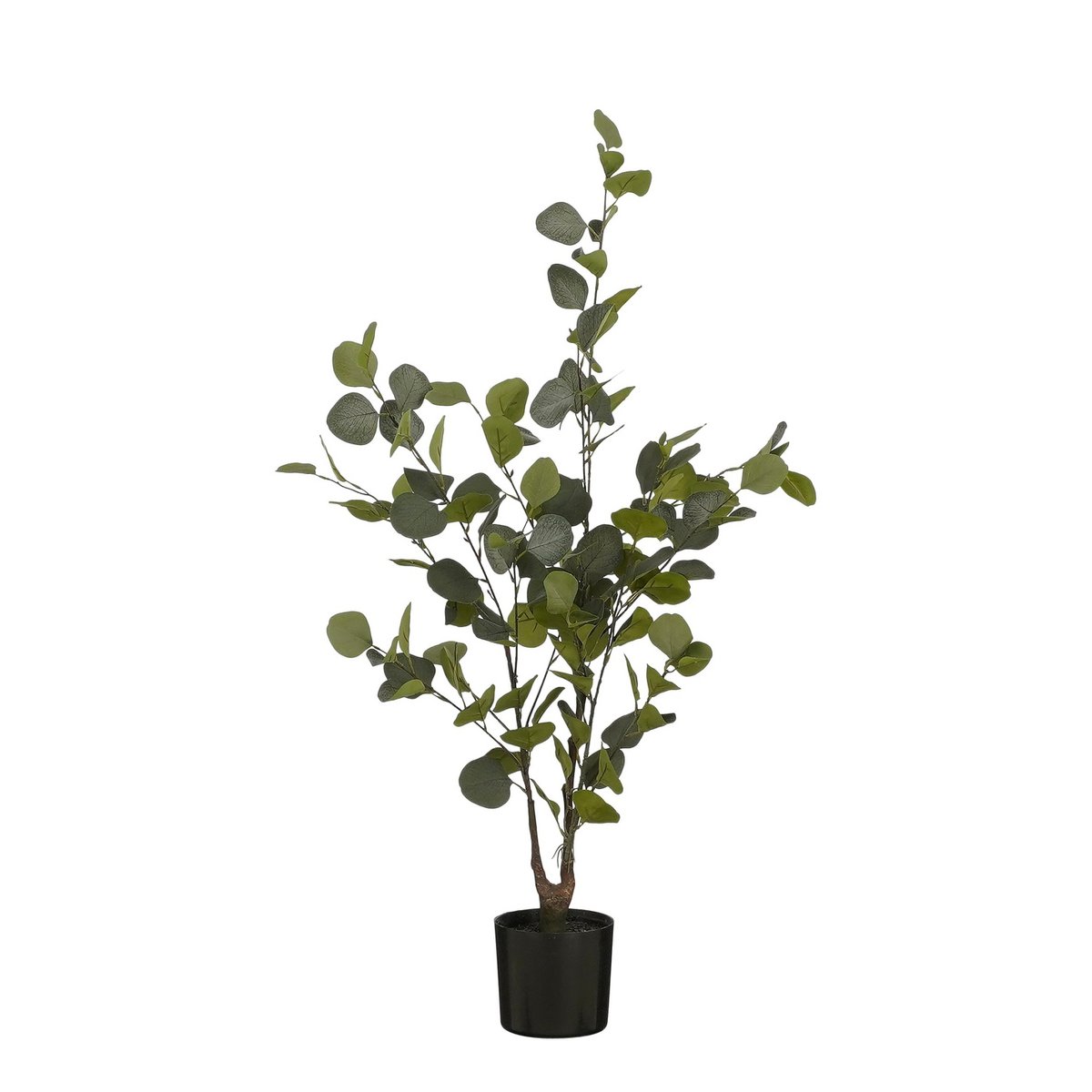 Mica Decorations - Eucalyptus Kunstplant in Bloempot - H120 x Ø55 cm - Groen