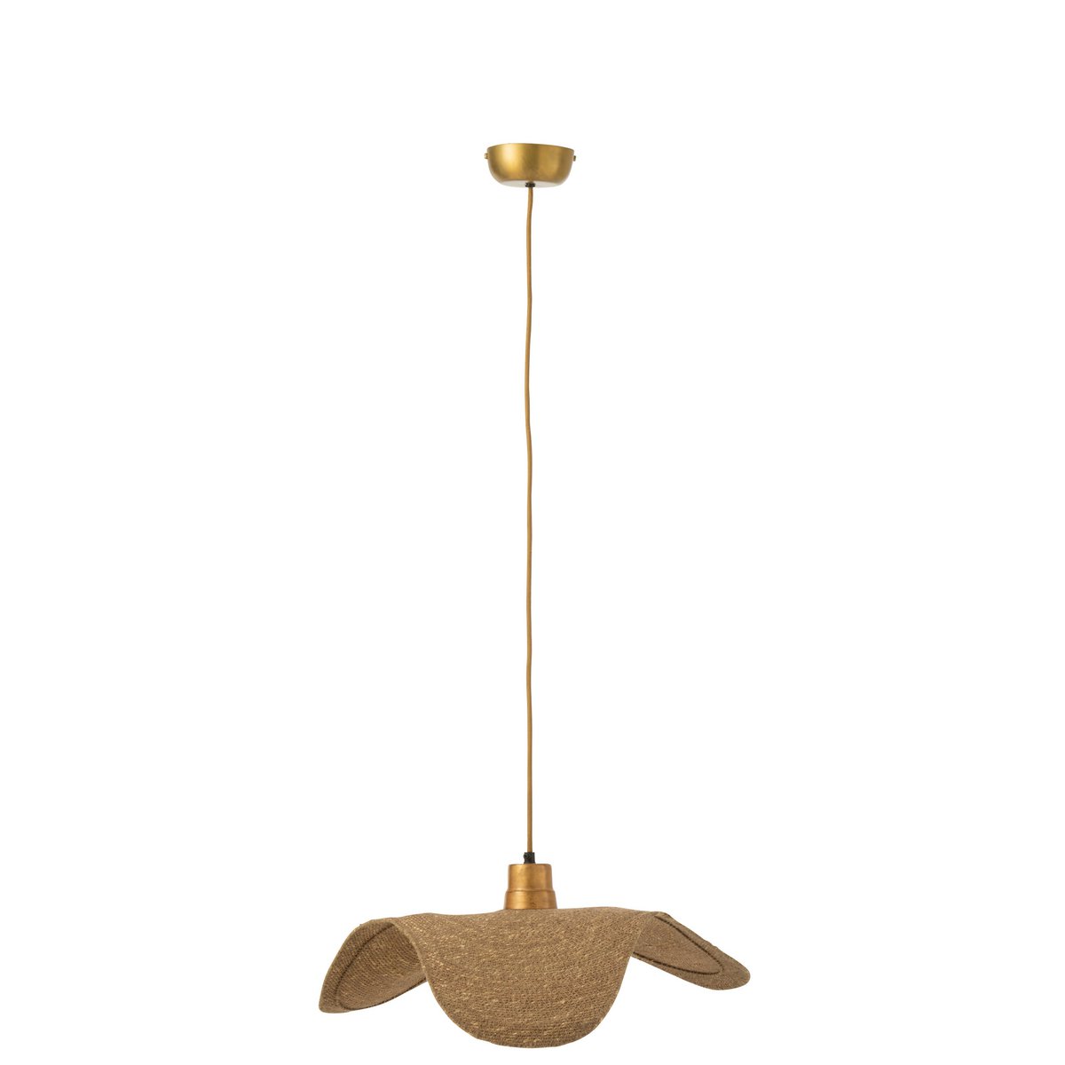 J-Line - Hangende Lamp Moonj - Jute - Naturel - Small