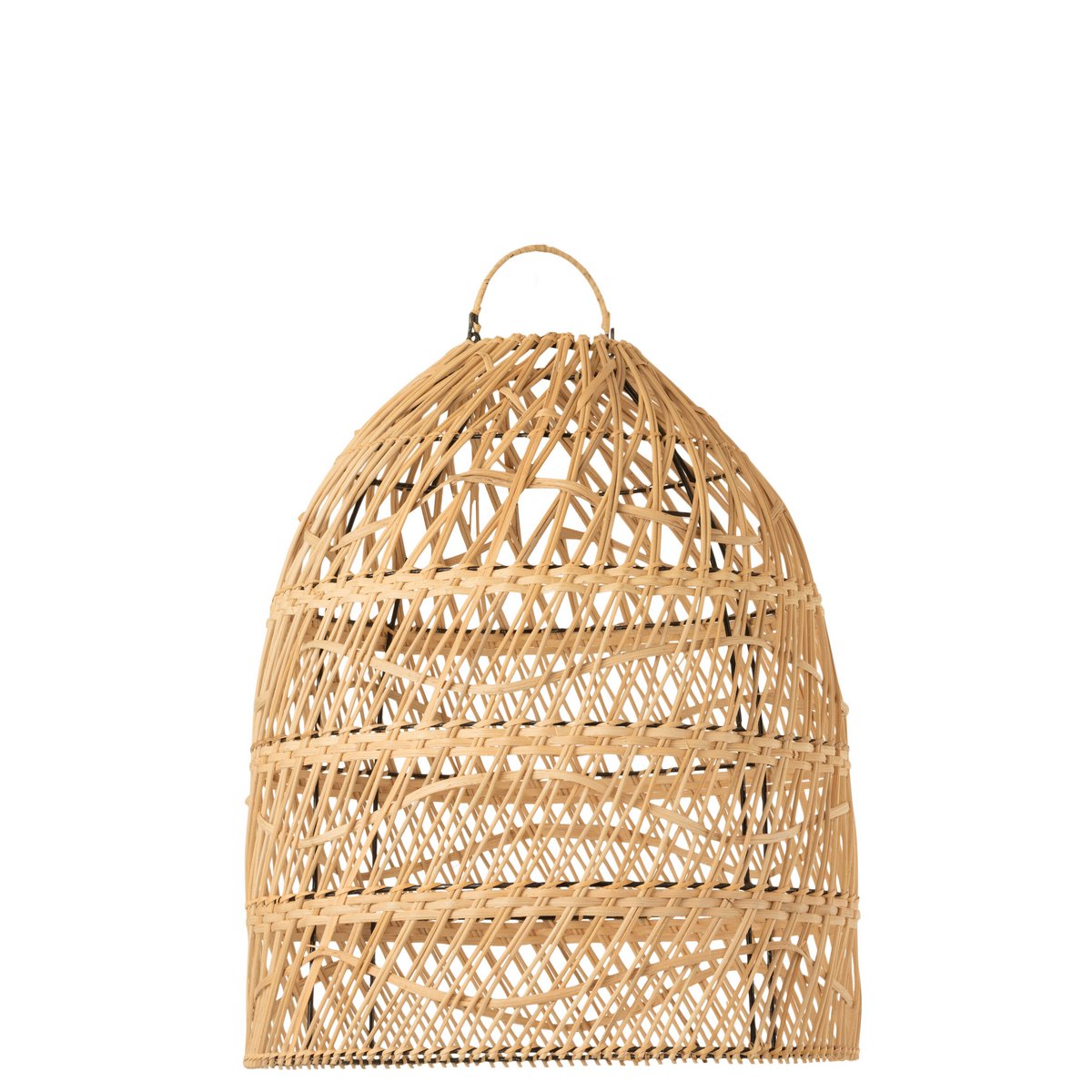 J-Line - Gouden Lamp - Rotan - Naturel