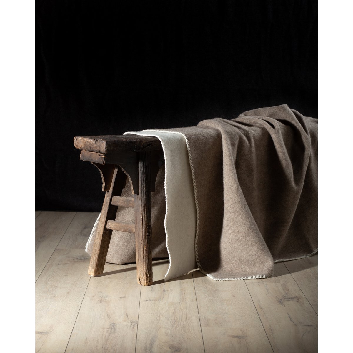 MoST Blankets - Wollen beddeken ECO FOSSIL