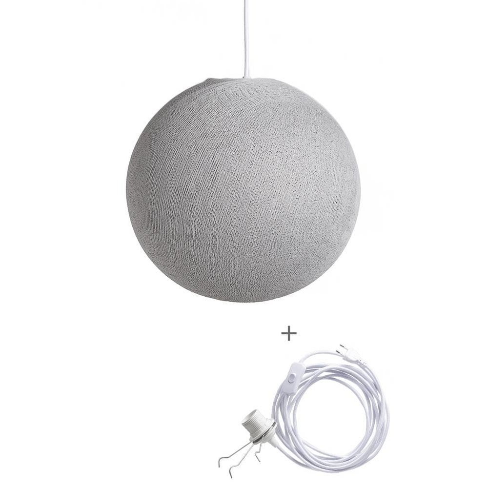 Cotton Ball Lights - Wandering Lamp - Stone - 41 cm (XL)