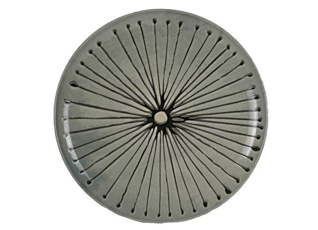 Ceramics Limburg - Bord 'Enanaa' (Grey)