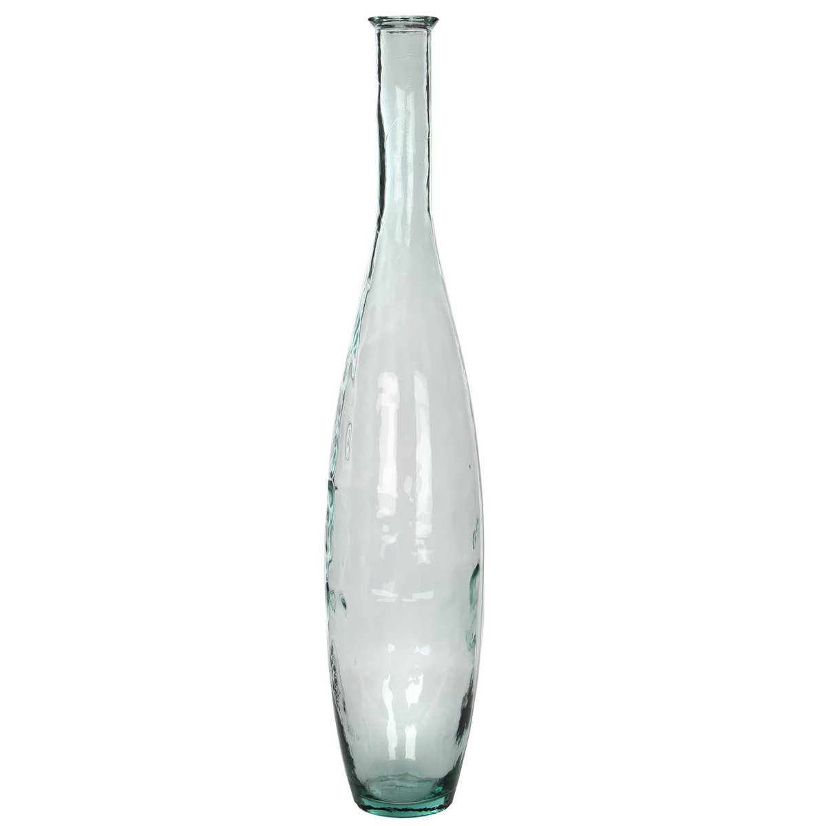 Mica Decorations - Kyara Fles Vaas - H100 x Ø20 cm - Gerecycled Glas - Transparant