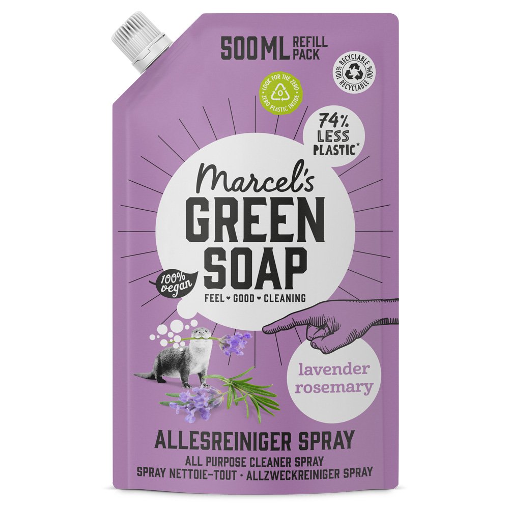 Marcel's Green Soap - Allesreiniger Spray Lavendel & Rosemarijn Navulling