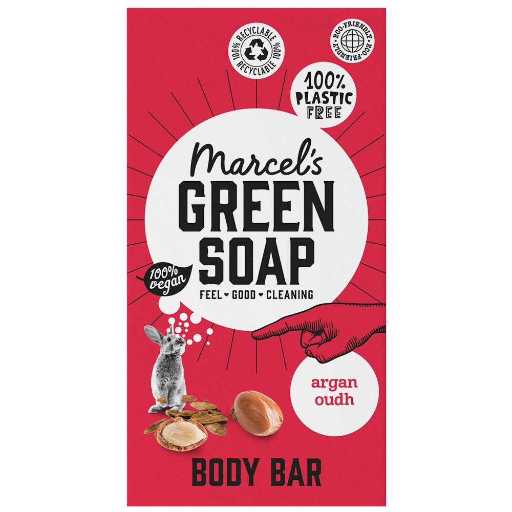 Marcel's Green Soap Body Bar Argan & Oudh