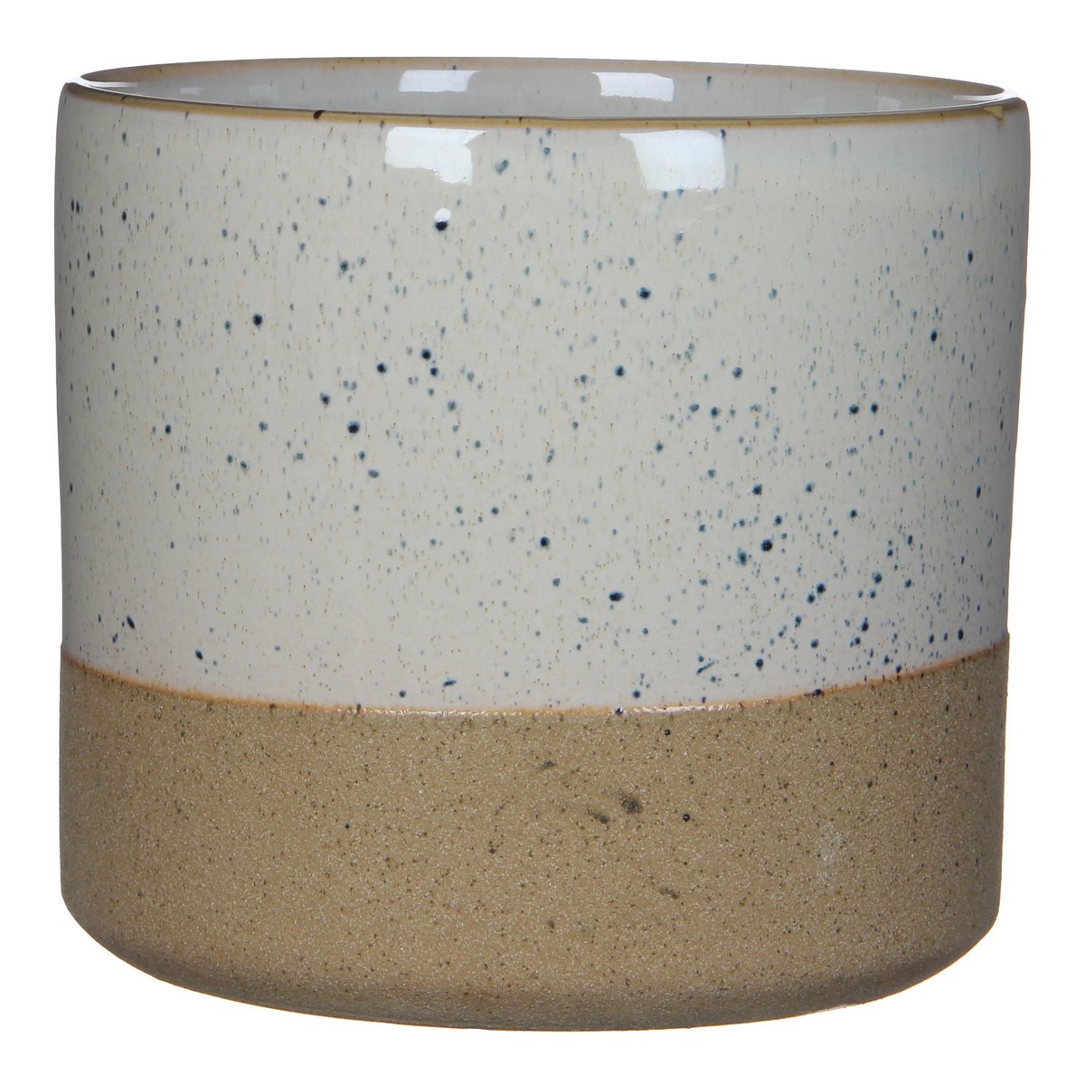 Mica Decorations - Lago Bloempot - H18 x Ø20,5 cm - Wit