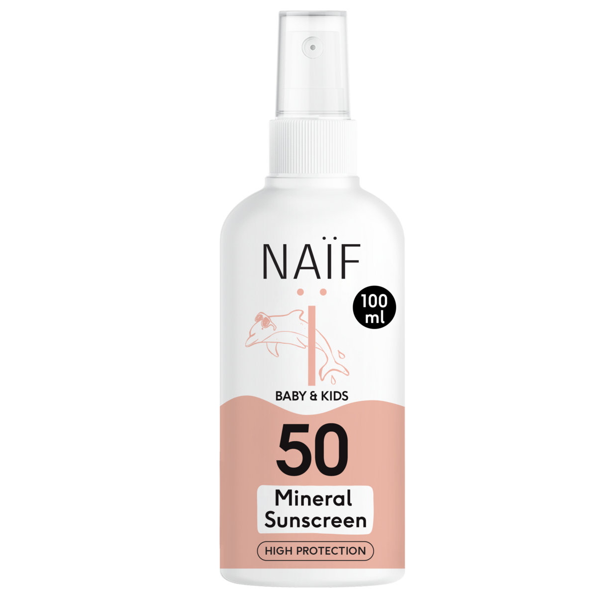 Naïf - Minerale Zonnebrandspray voor Baby & Kids Factor 50 100ML