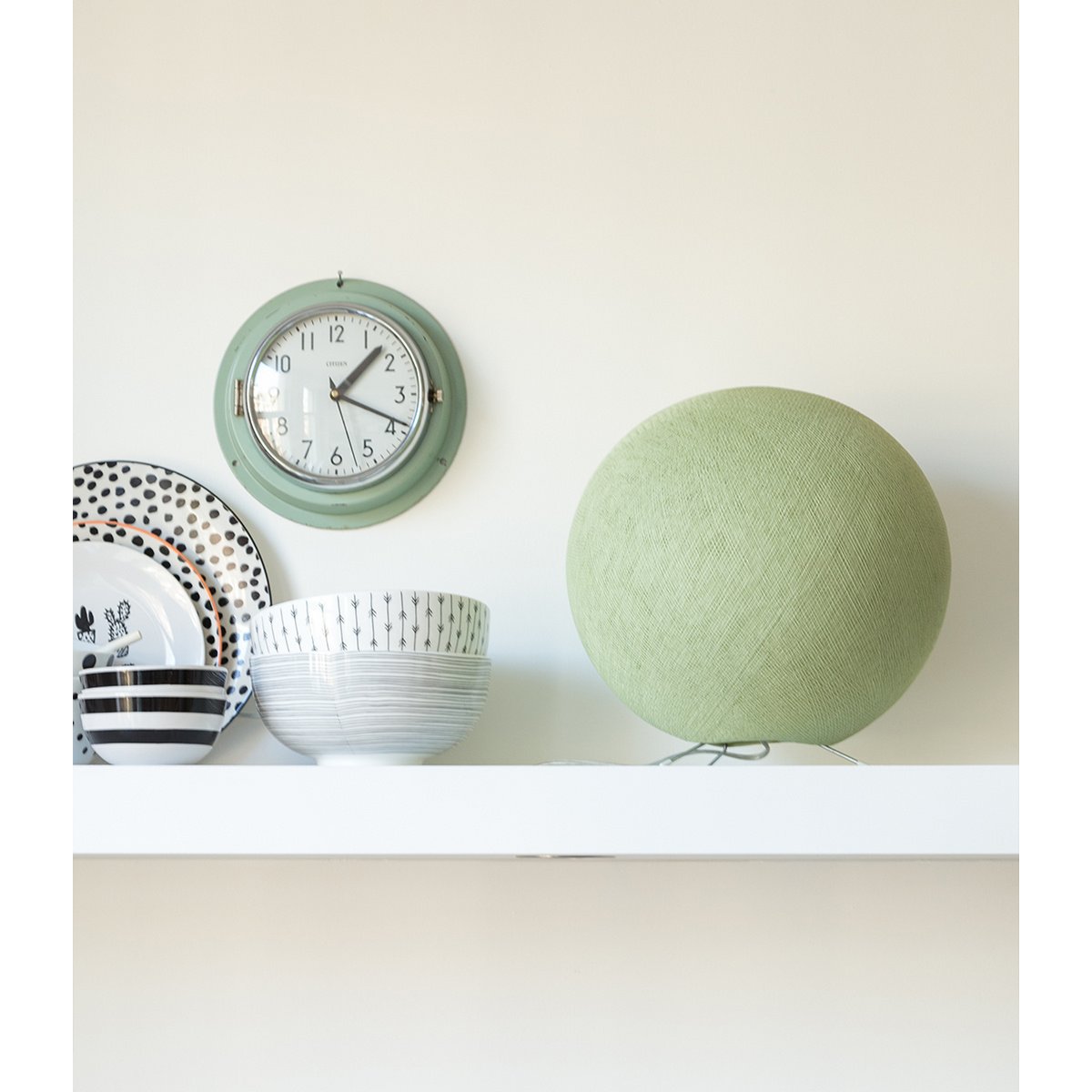 Cotton Ball Lights - Staande Lamp - Powder Green - 31 cm (M)