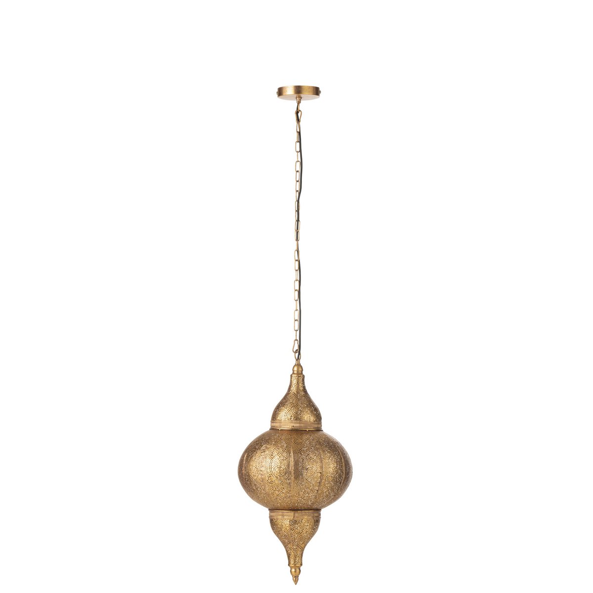 J-Line - Hanglamp 'Boor' (Maat S, Goud)