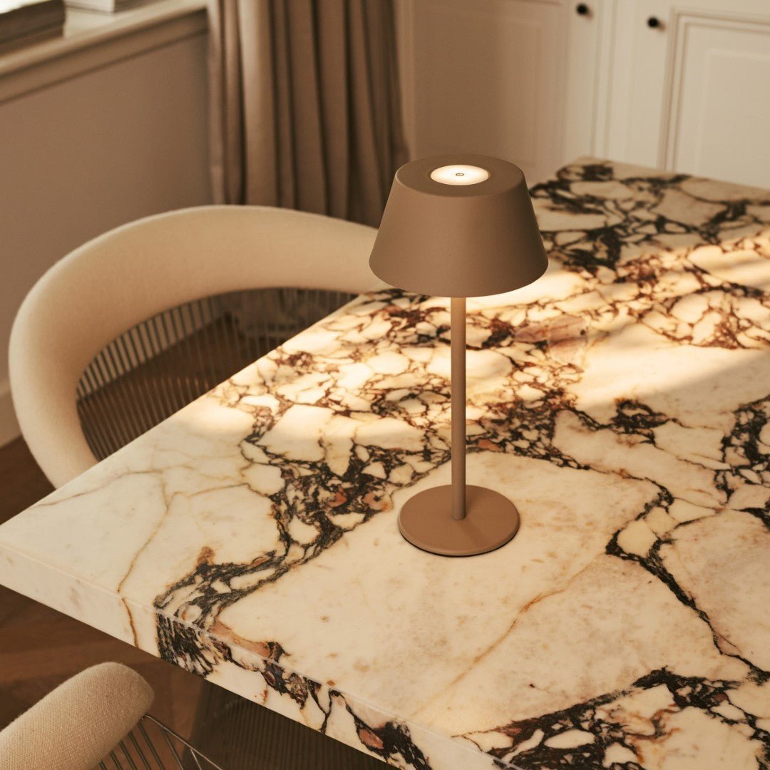 Tavellio-Amsterdam - Milou Koala Brown - Draadloze tafellamp