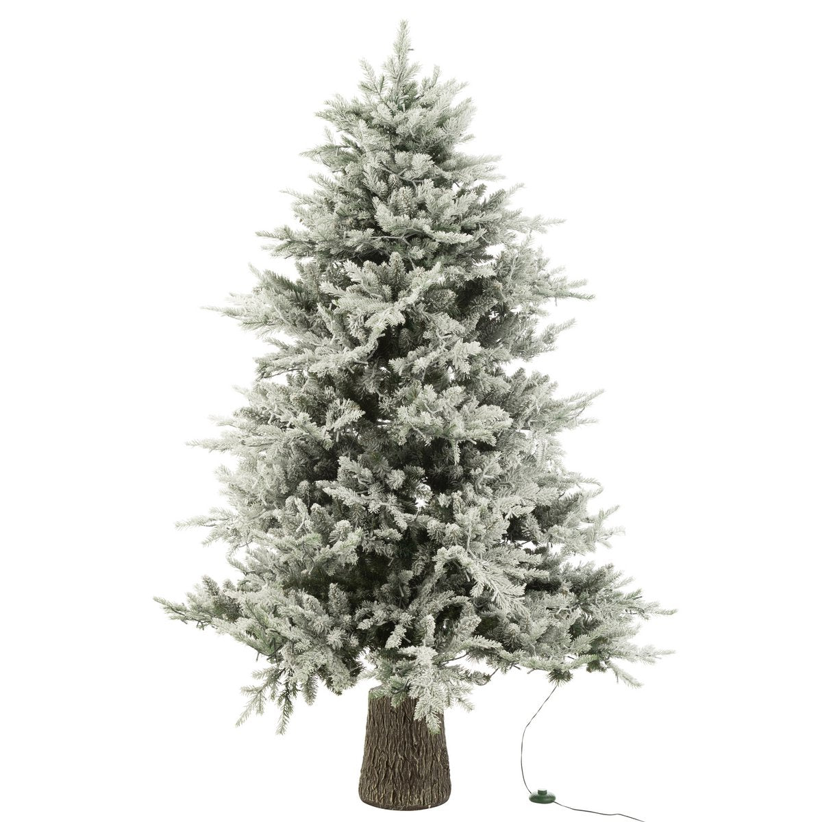 J-Line - Kerstboom+Sneeuw 3000LED Lichtjes Plastic Wit