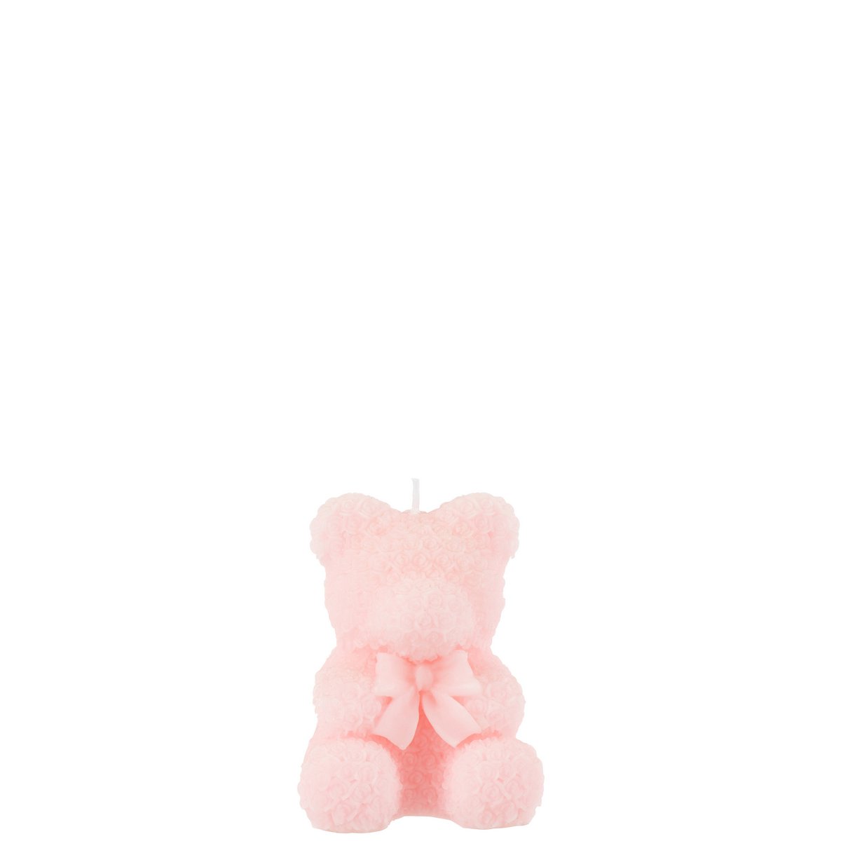 J-Line - Kaars Teddy Beer - Roze - S - 5U