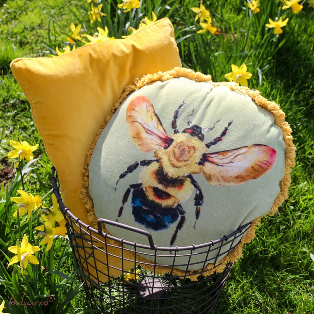 Imbarro - Sierkussen 'Bee' (45cm)