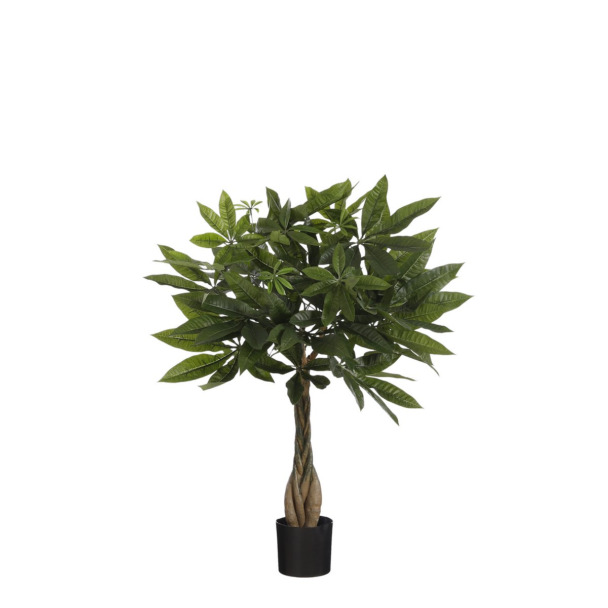 Mica Decorations - Pachira Kunstplant - H60 x Ø60 cm - Groen