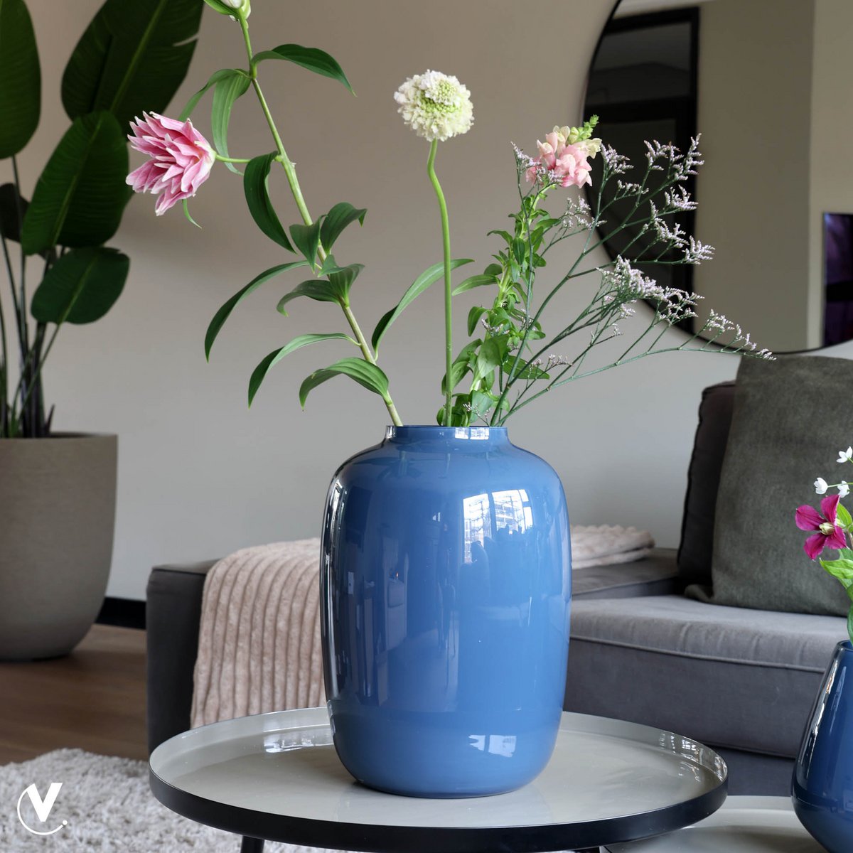 Vase the World - Vaas - Artic dark blue-grey