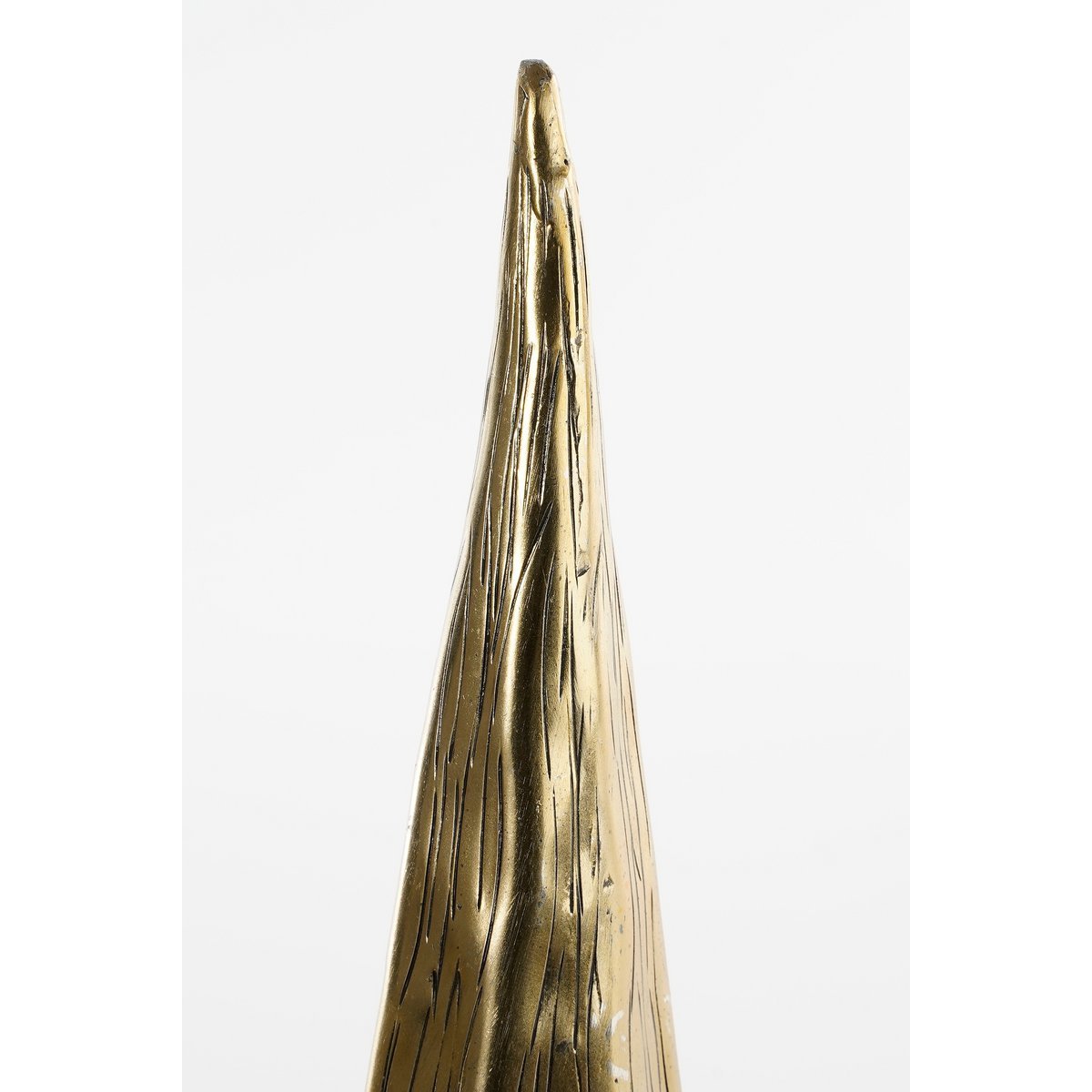 Mica Decorations - Cezar Decoratie Kerstboom - H55 x Ø13 cm - Aluminium - Goud