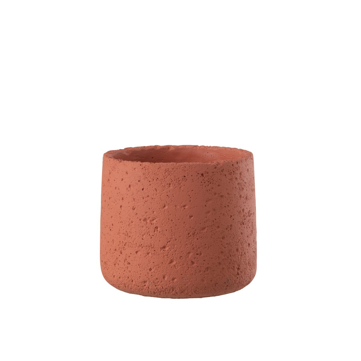 J-Line - Bloempot Potine Cement Terracotta Medium