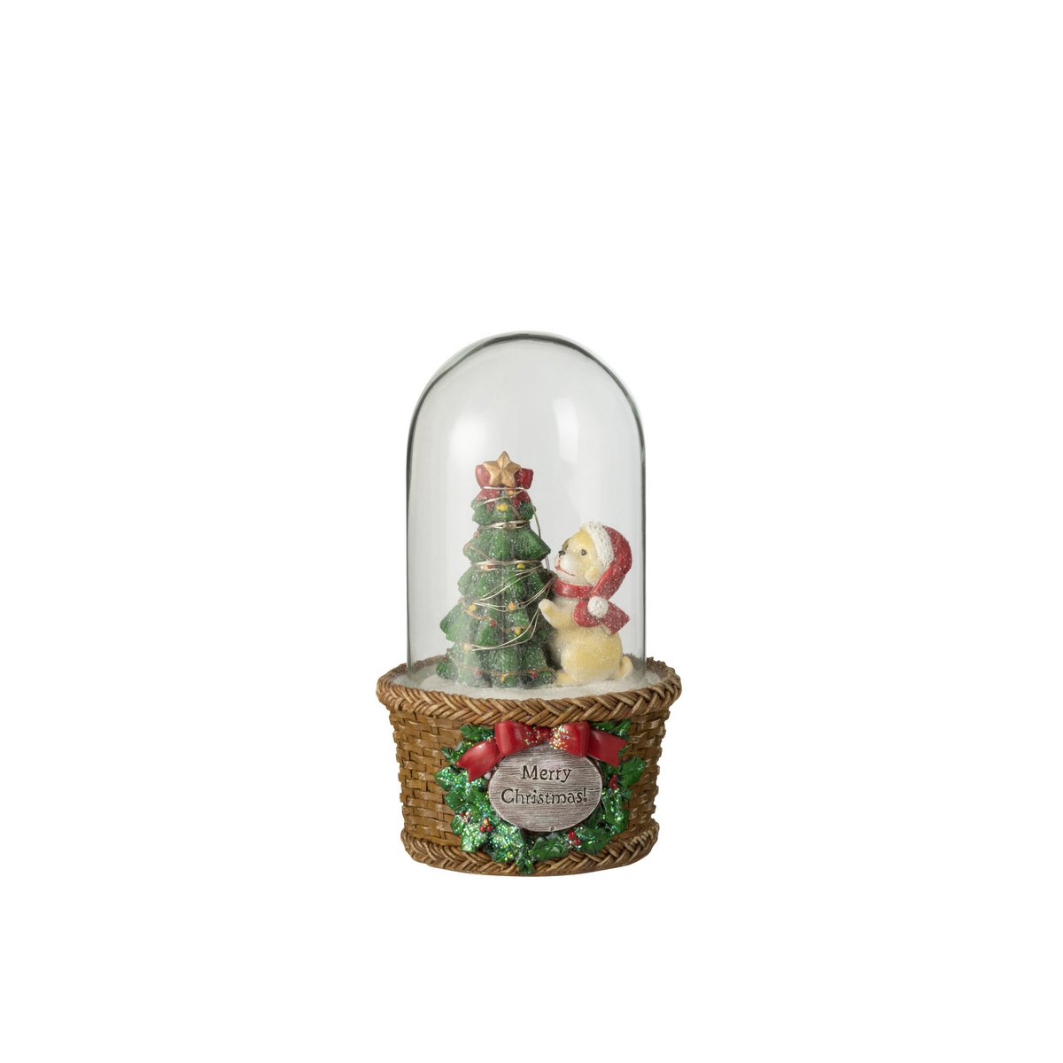 J-Line - Kerststolp 'Lina' (LED, Groen)