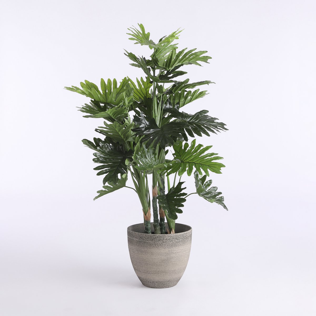 Mica Decorations - Philodendron Kunstplant - H120 x Ø80 cm - Groen