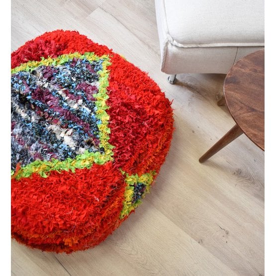 Poufs & Pillows - Marokkaans Boucharouite vloerkussen - K1469