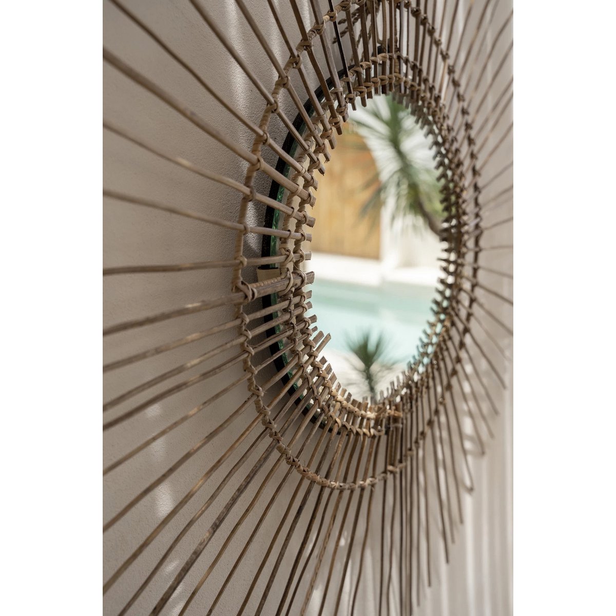 Bazar Bizar Living - The Tropical Mirror - Naturel - L